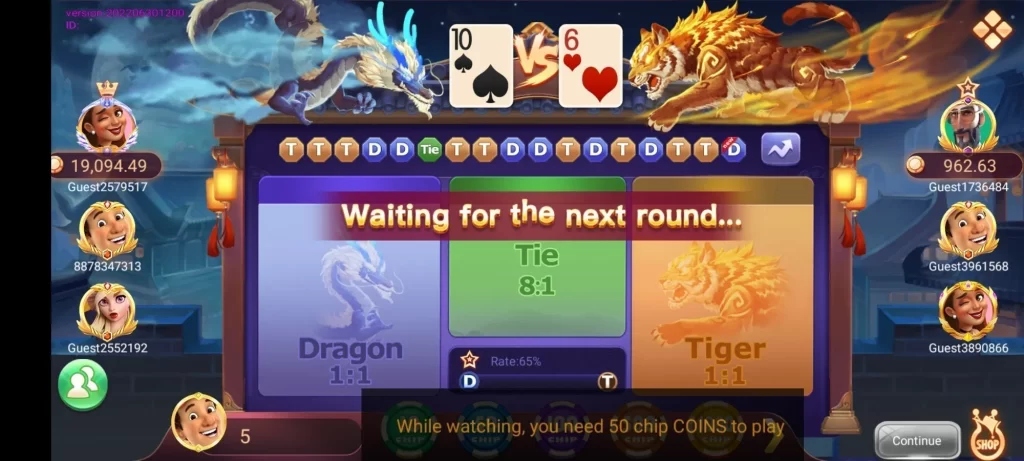 Some Notes When Playing Dragon Tiger